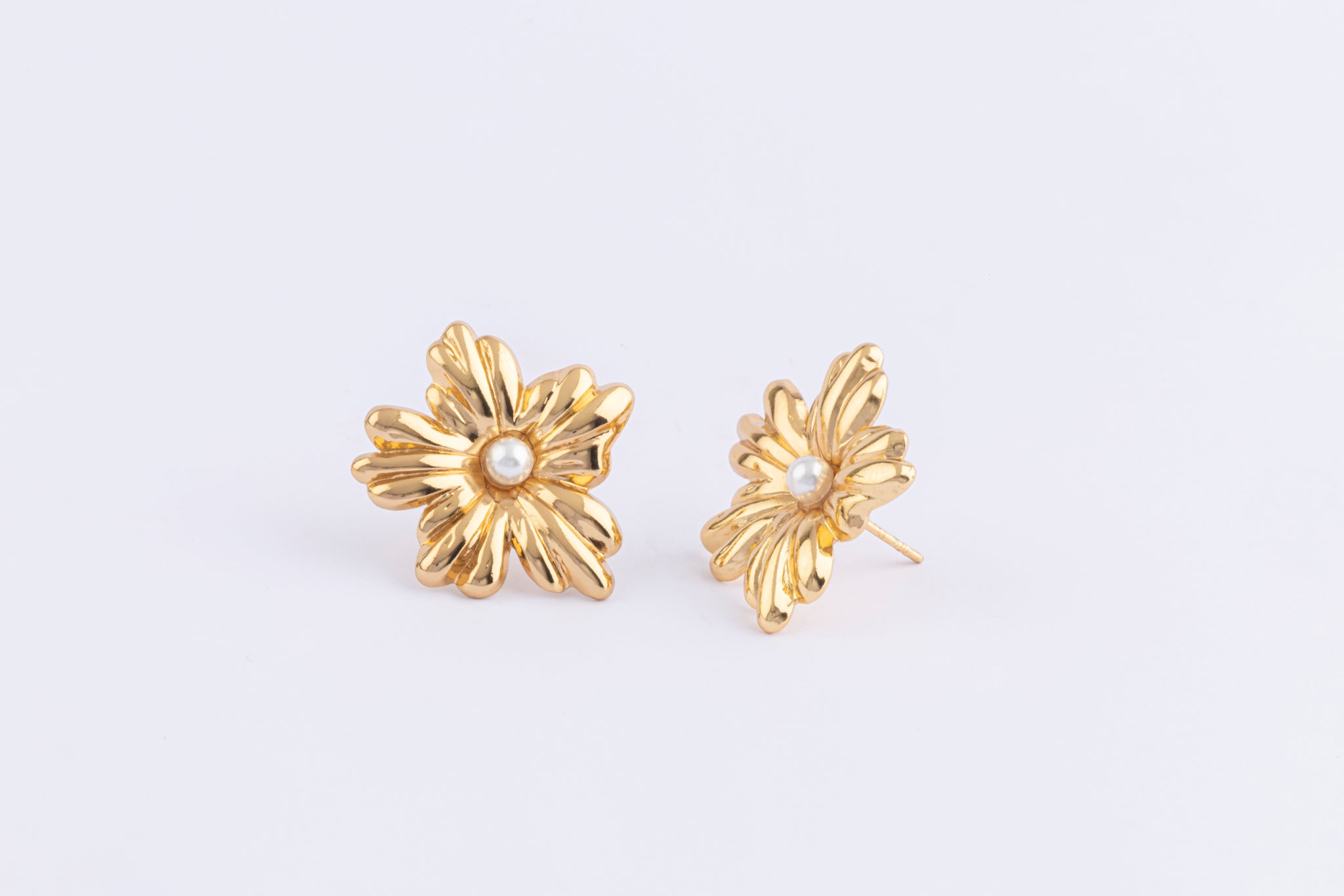 Aretes Golden Flower