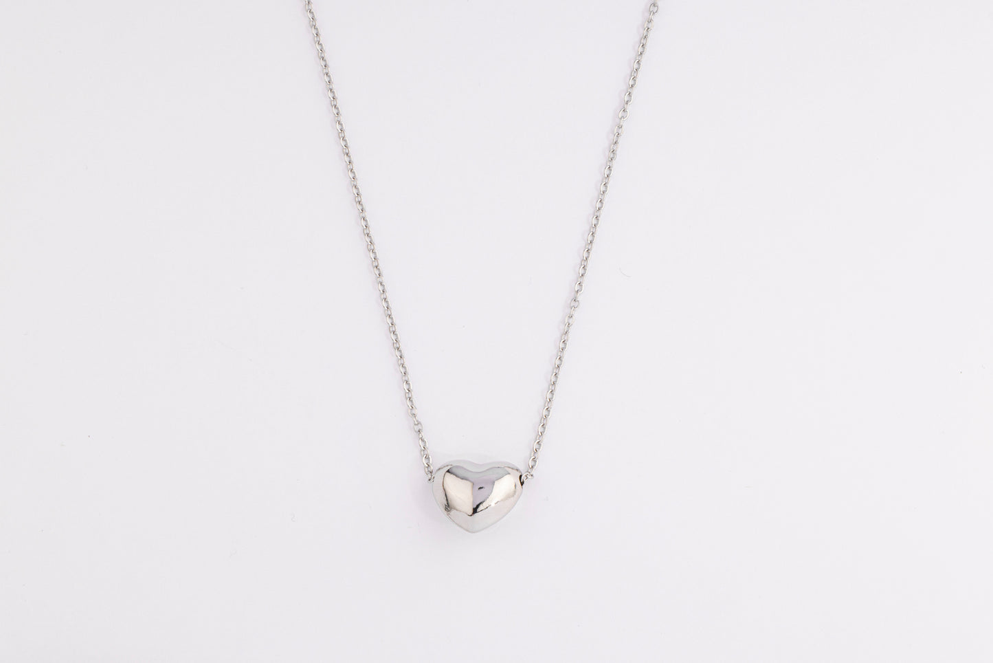 Collar Heart Mini Shine Silver