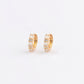 Aretes Crystal Petite Hoops