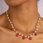 Collar Strawberry Pearl