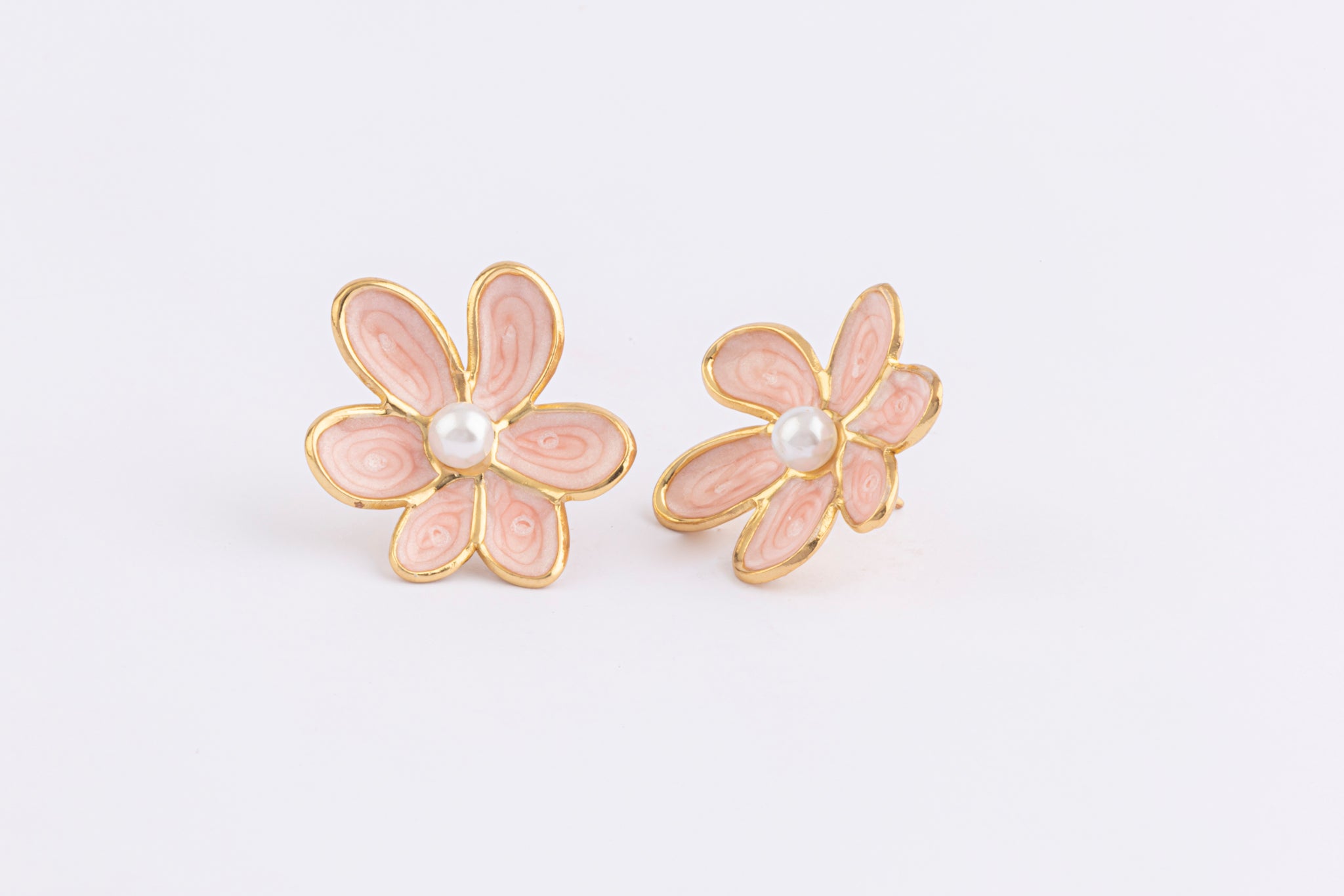 Aretes Pearl Petal Pink