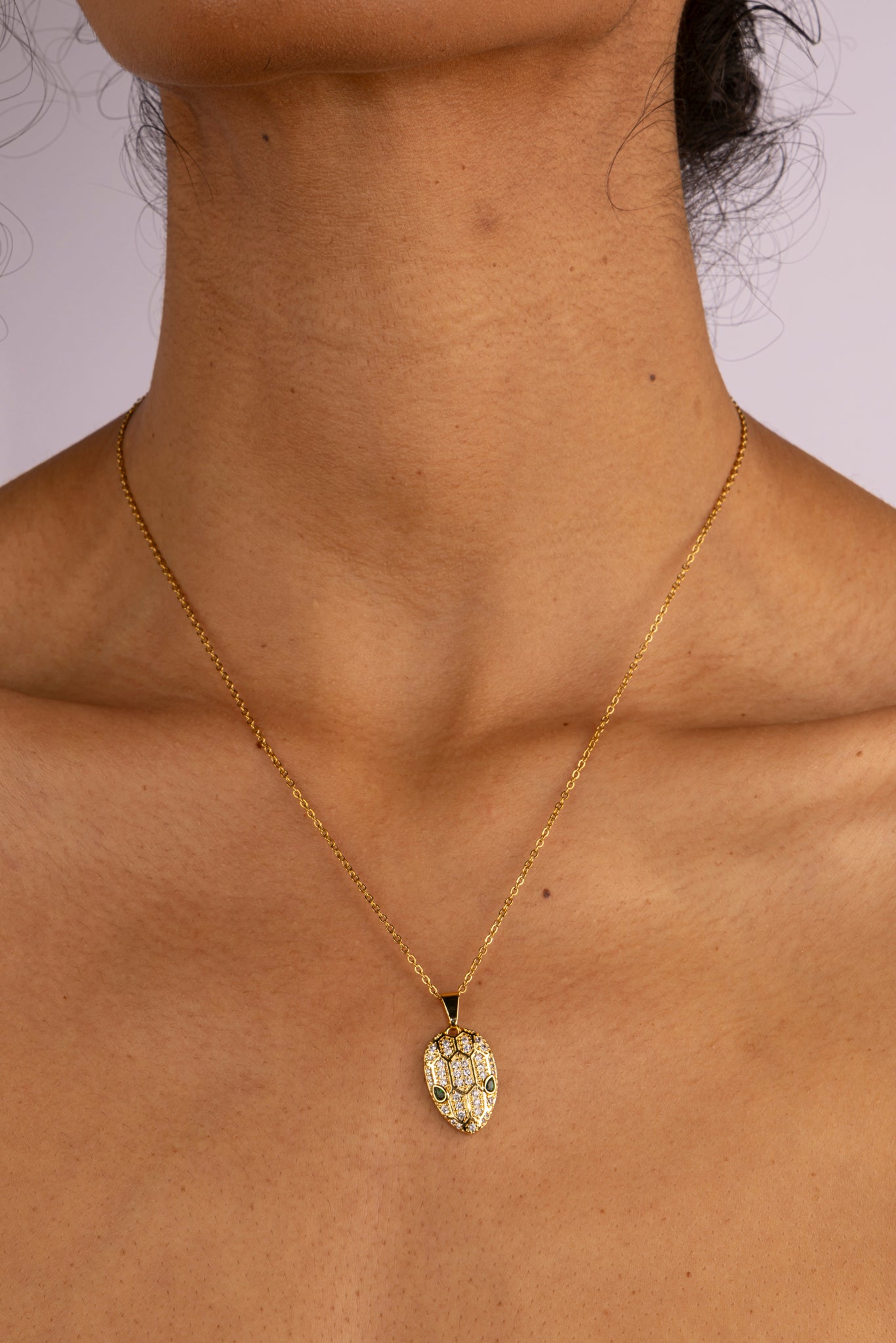 Collar Serpiente Dorada