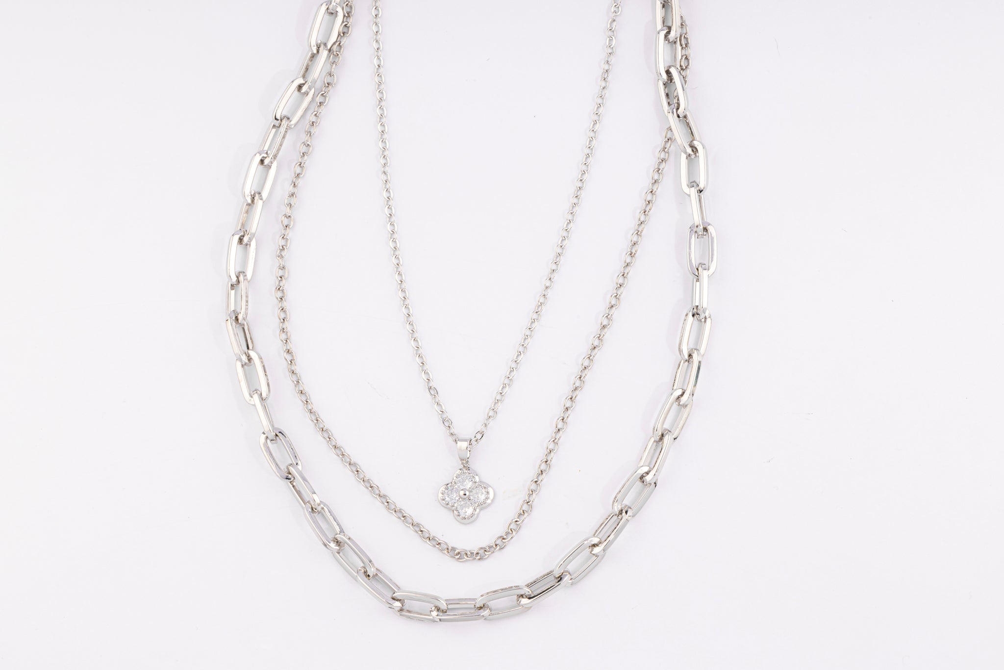 Set Silver Clover Layers