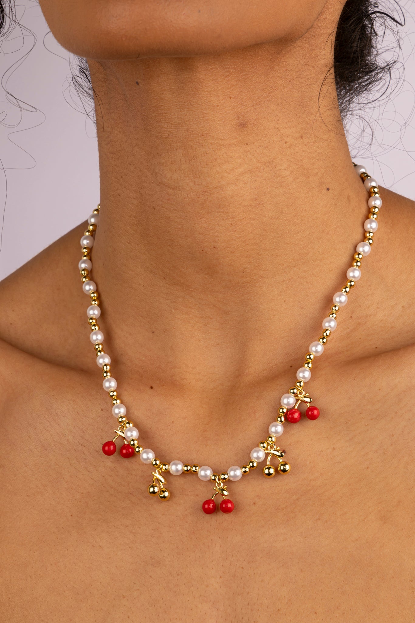 Collar Cherry Pearl Mix