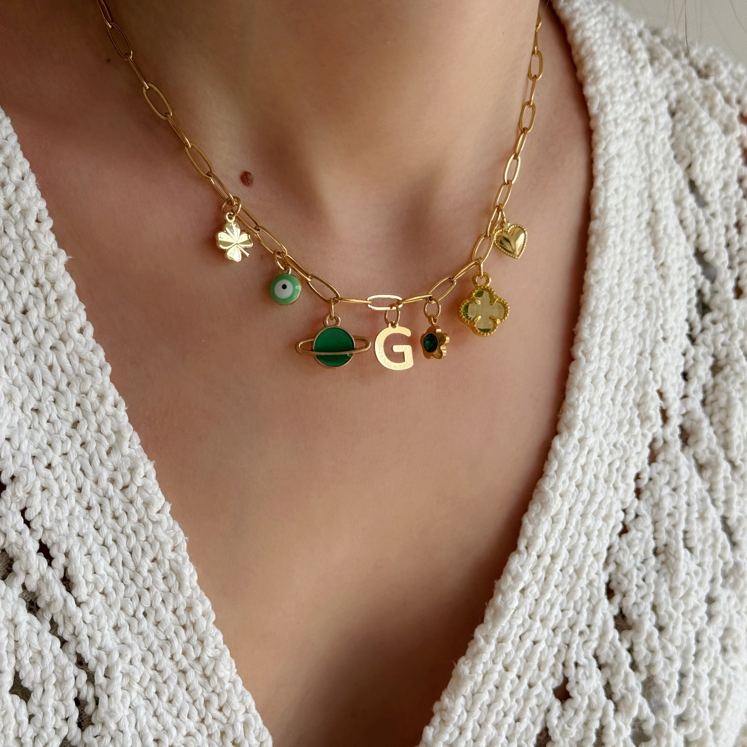 Collar Letter & Charm