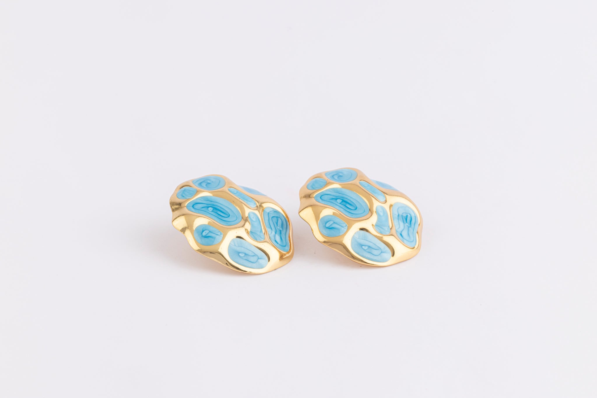 Aretes Blue Lava