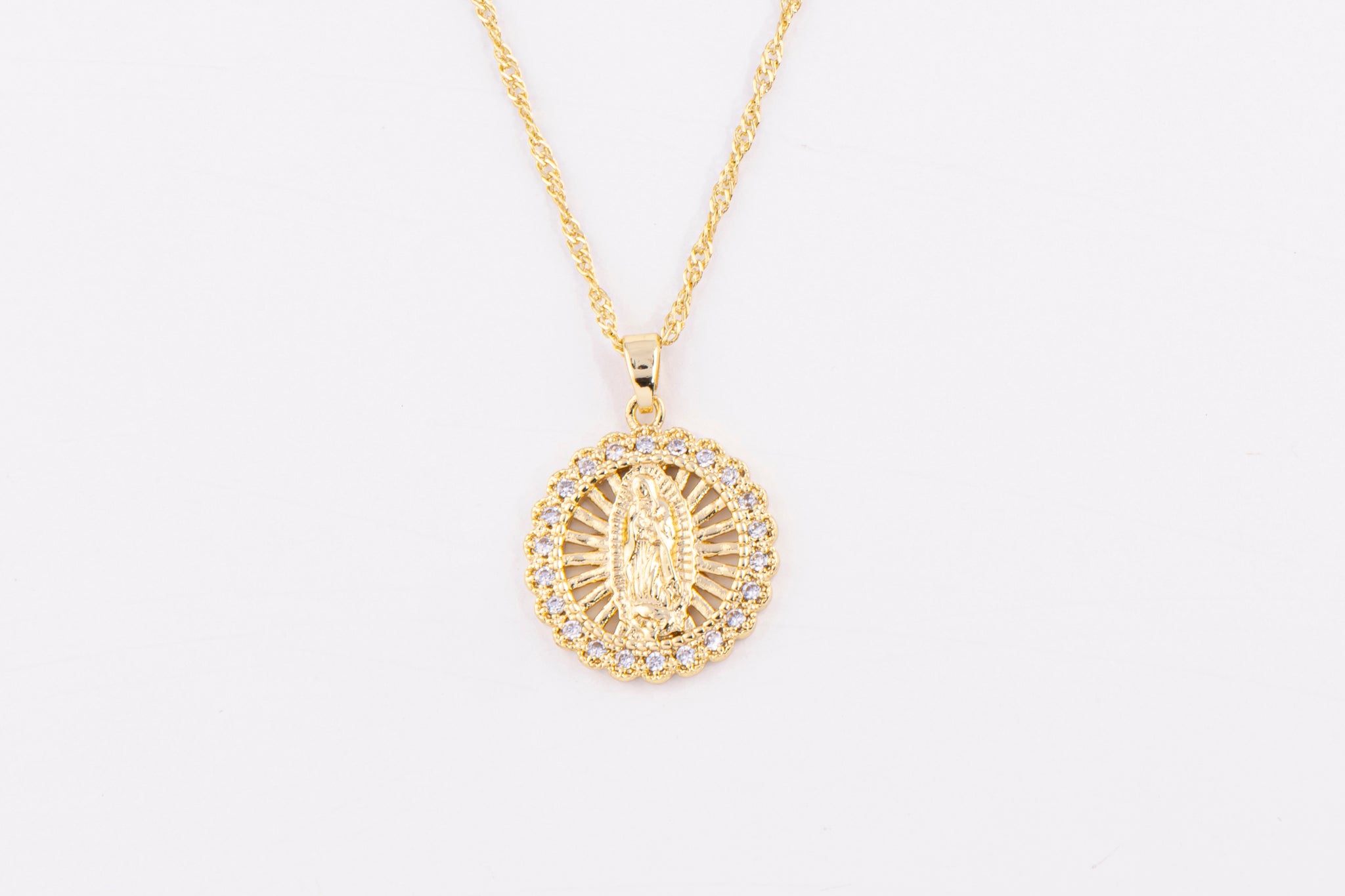 Collar Virgen Halo Shine