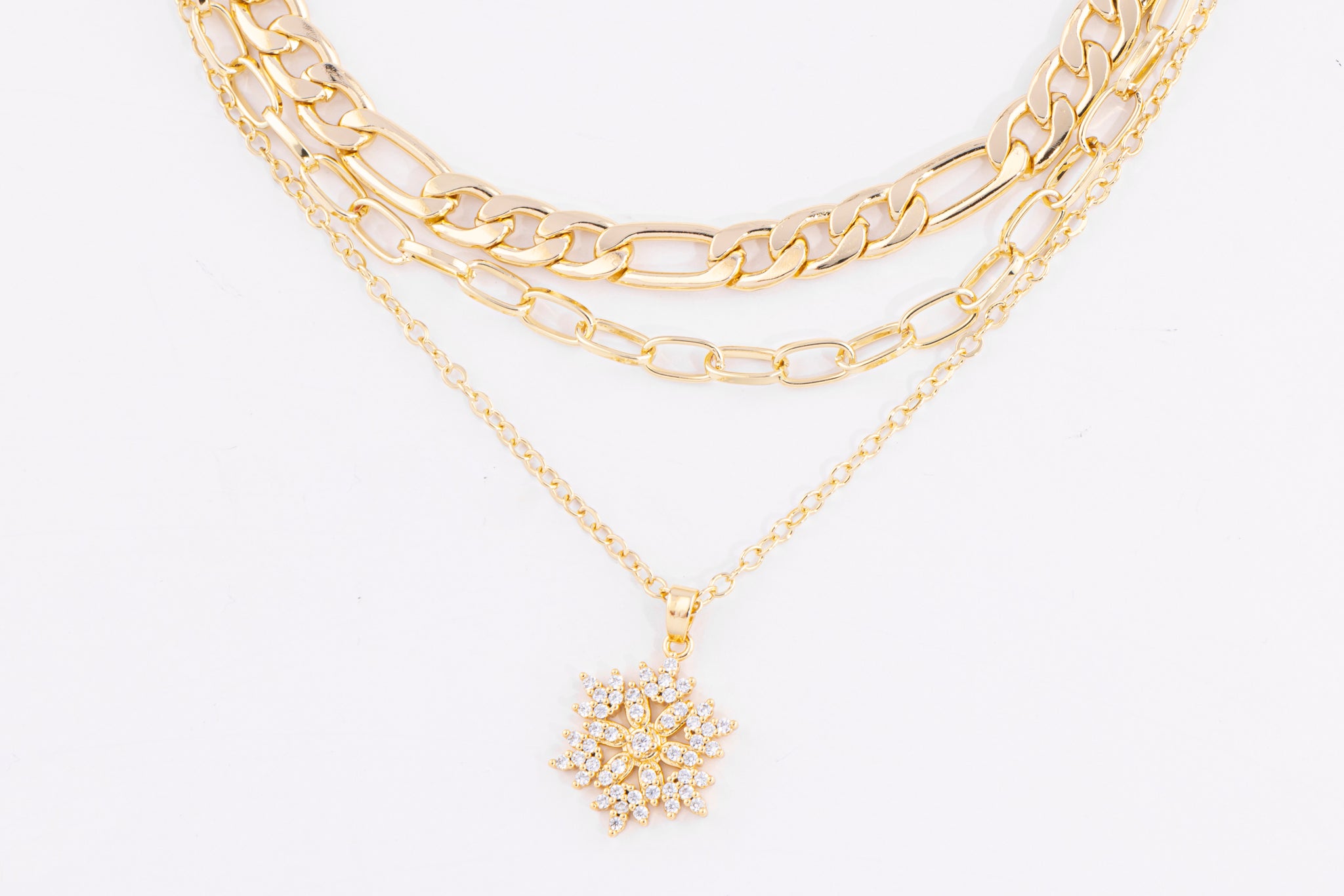 Set Triple Snowflake Glow