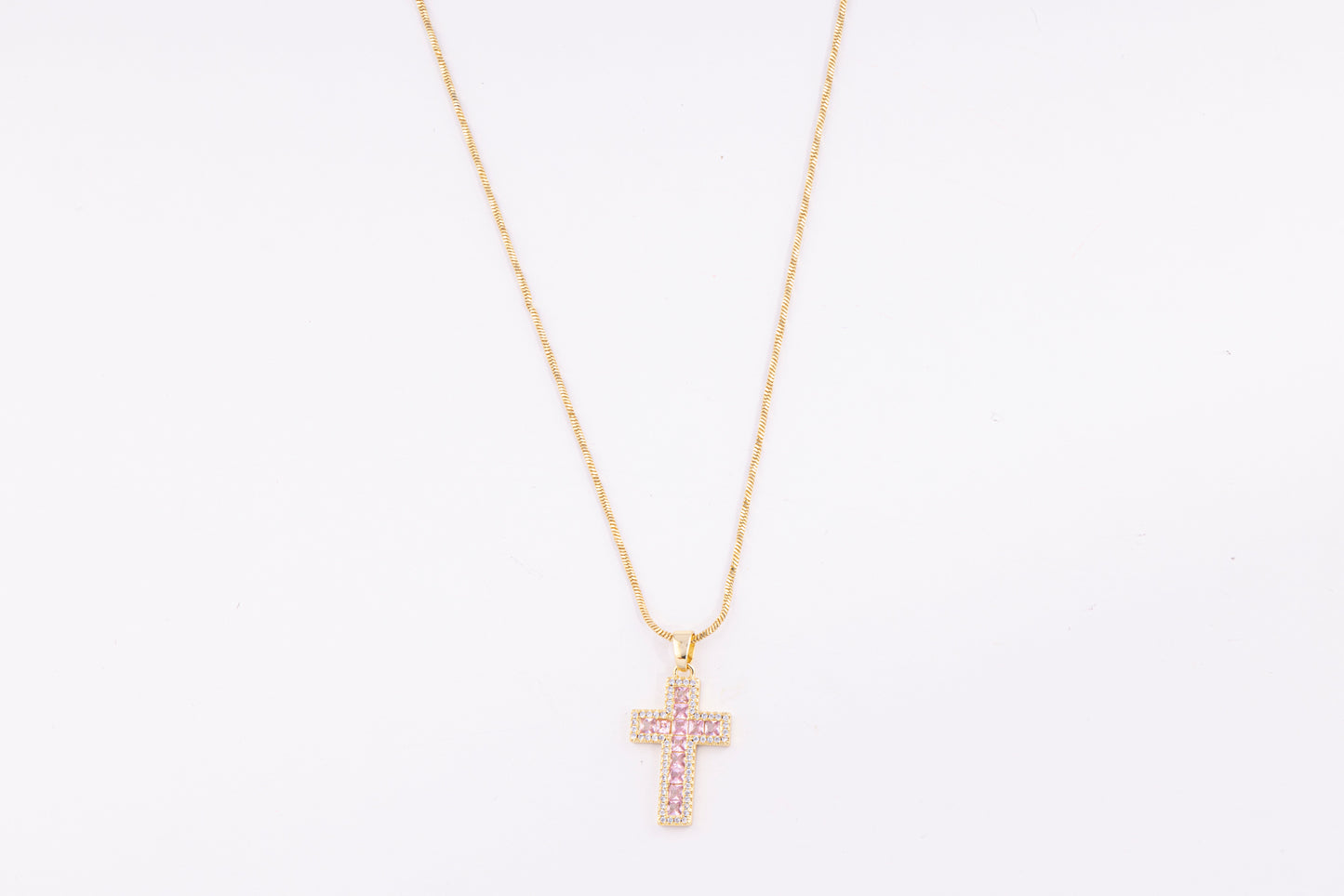 Collar Cruz Pink Bloom Glow