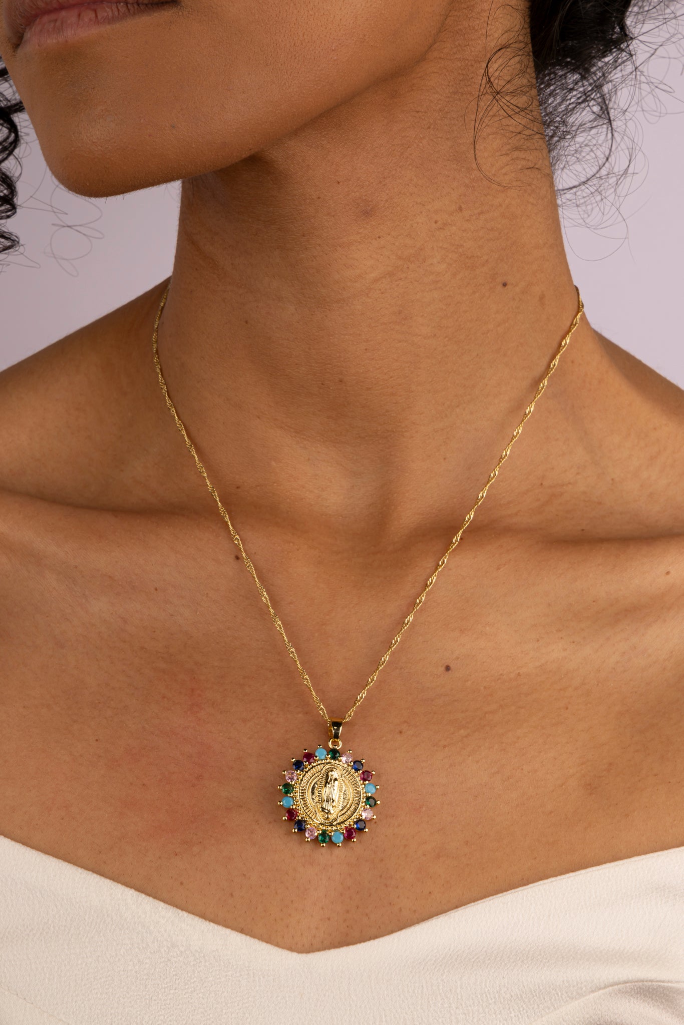 Collar Virgen Multicolor