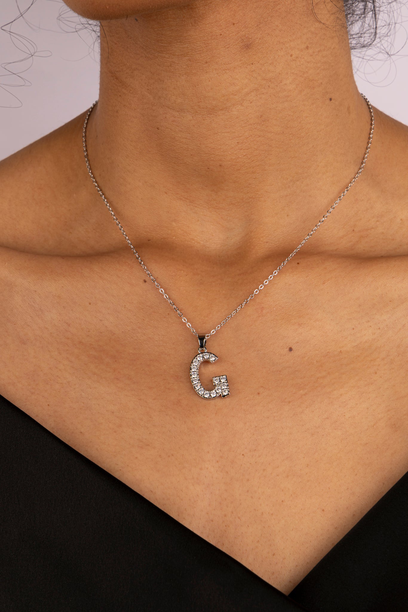 Collar Silver Initial