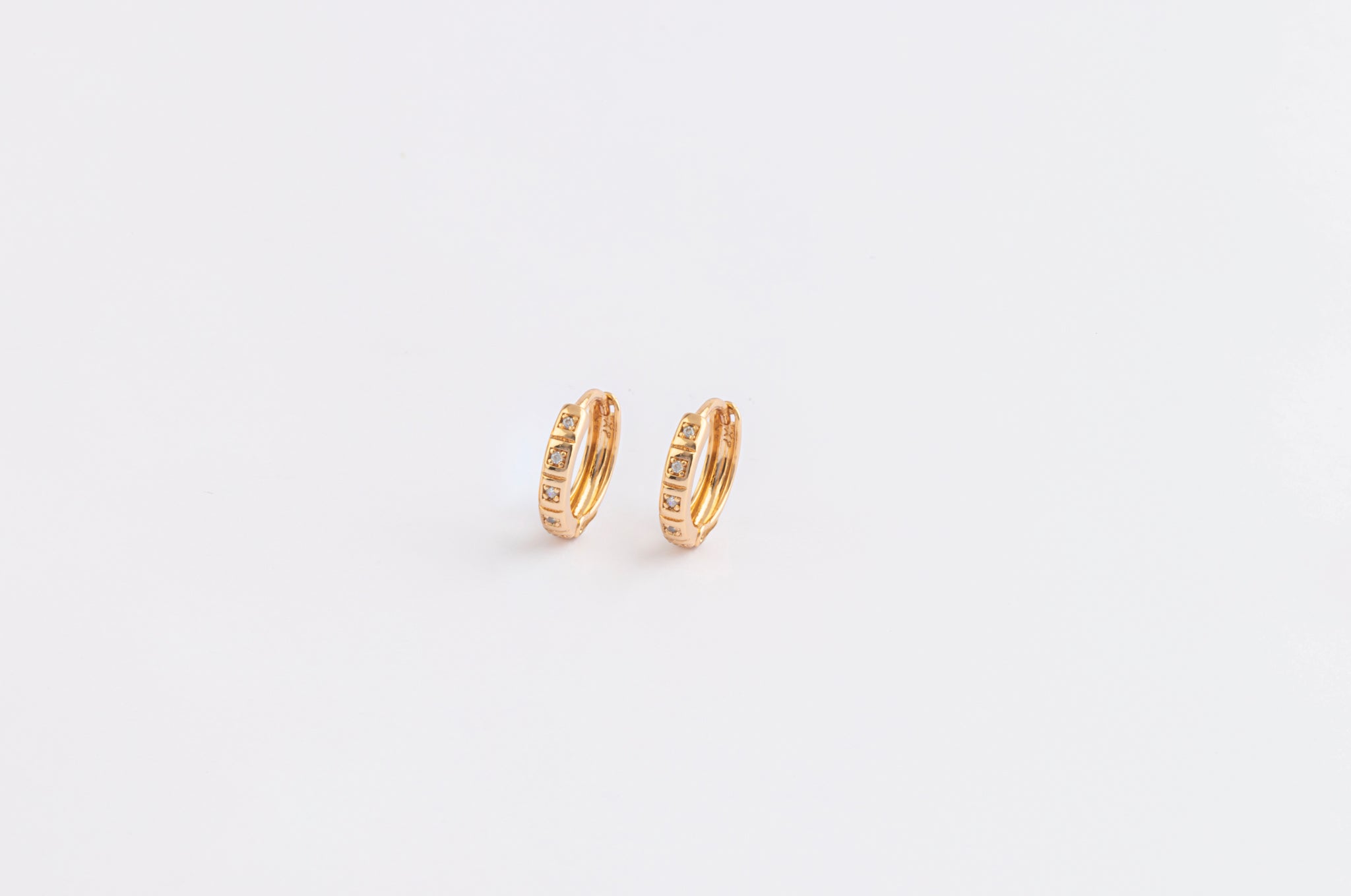 Aretes Mini Shine Hoops