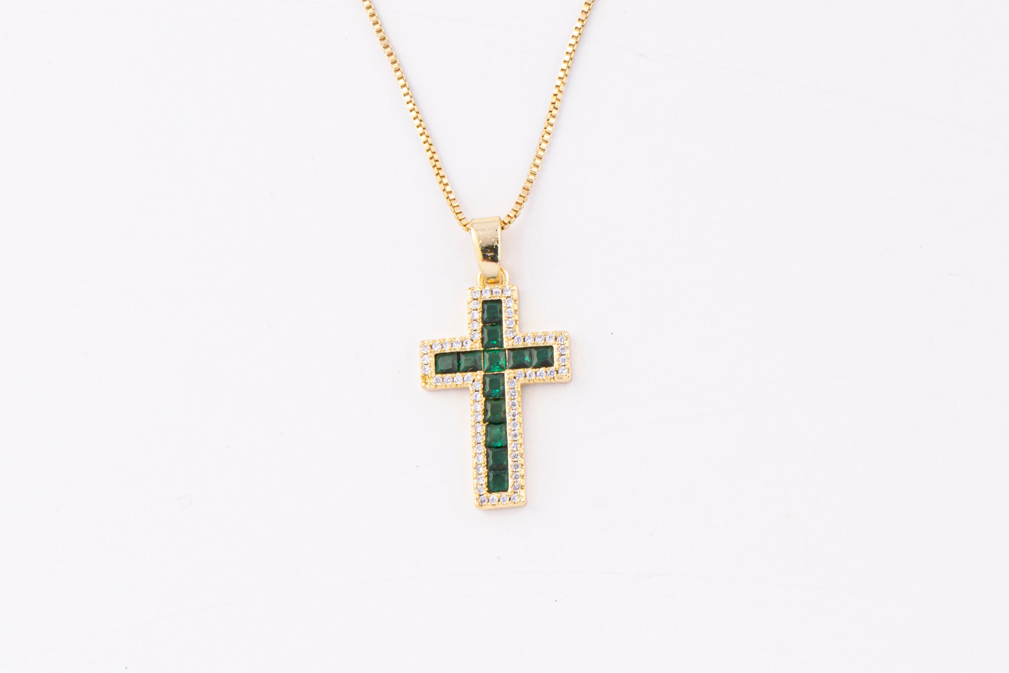 Collar Cruz Emerald Glow