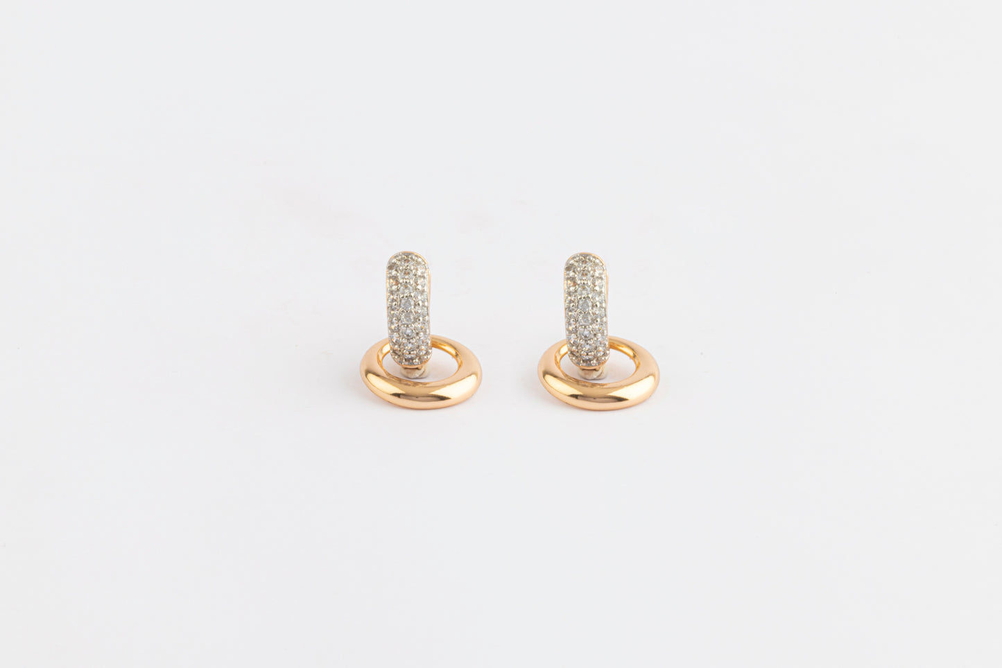 Aretes Double Link Luxe