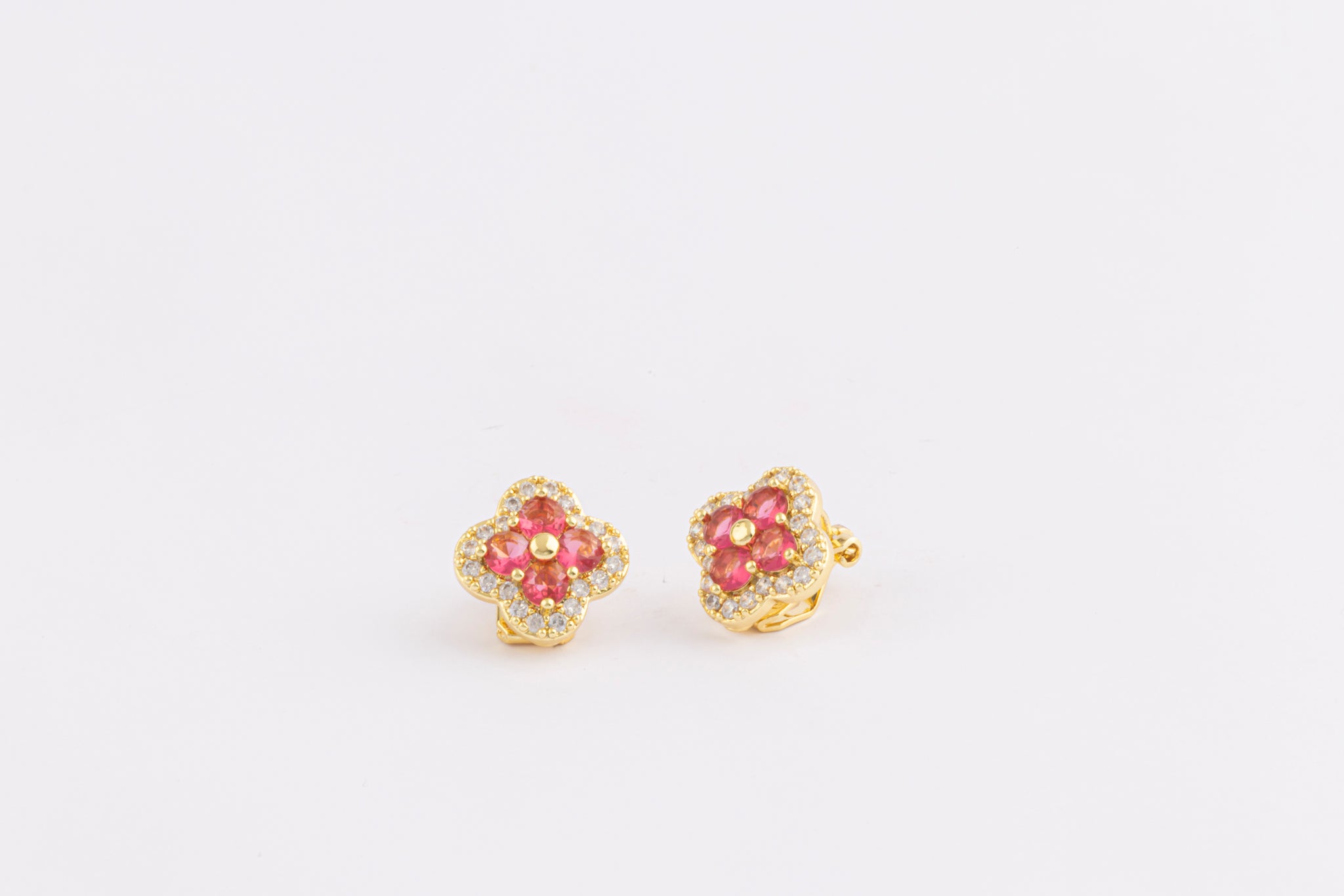 Aretes Ruby Clover