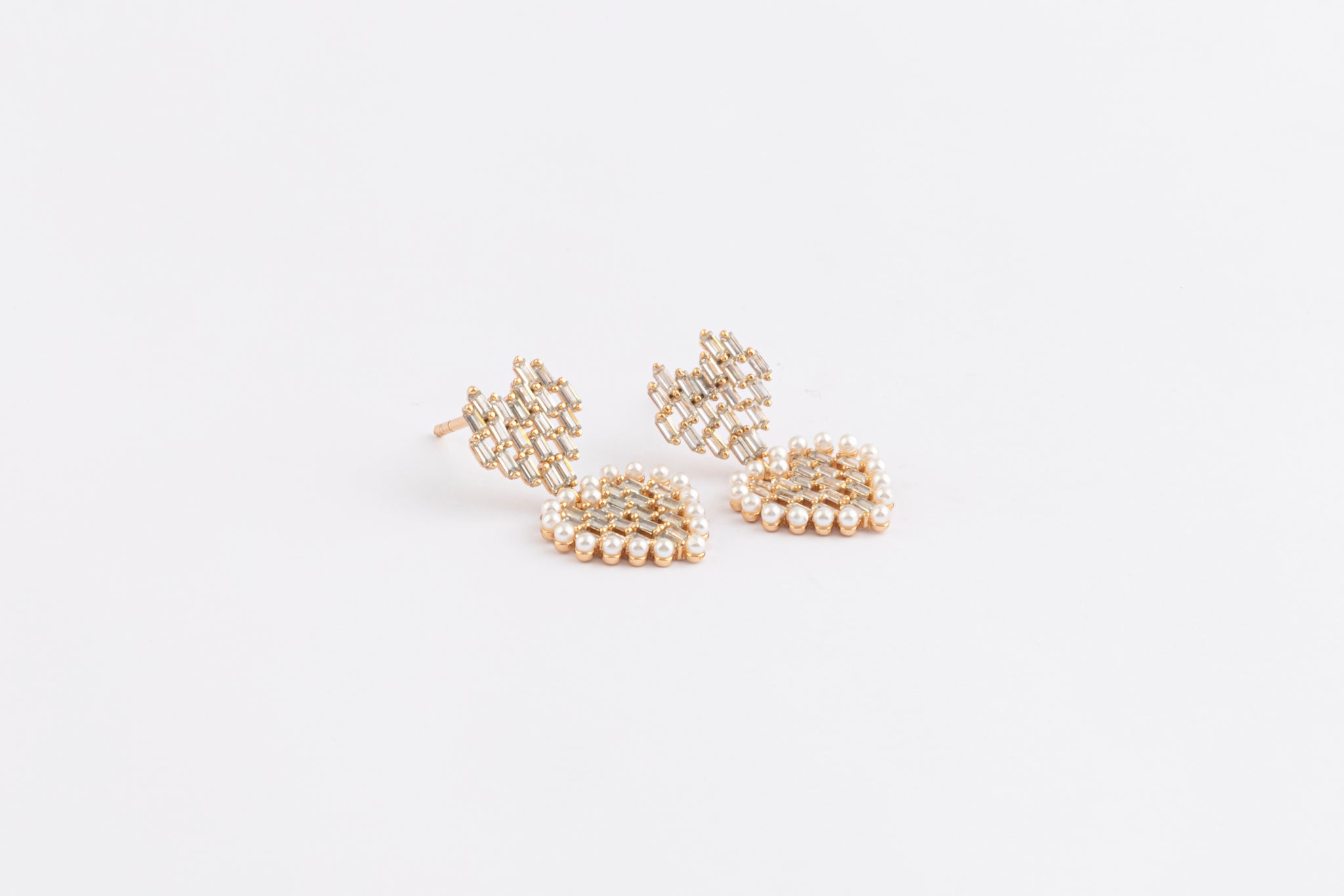 Aretes Heart Cascade