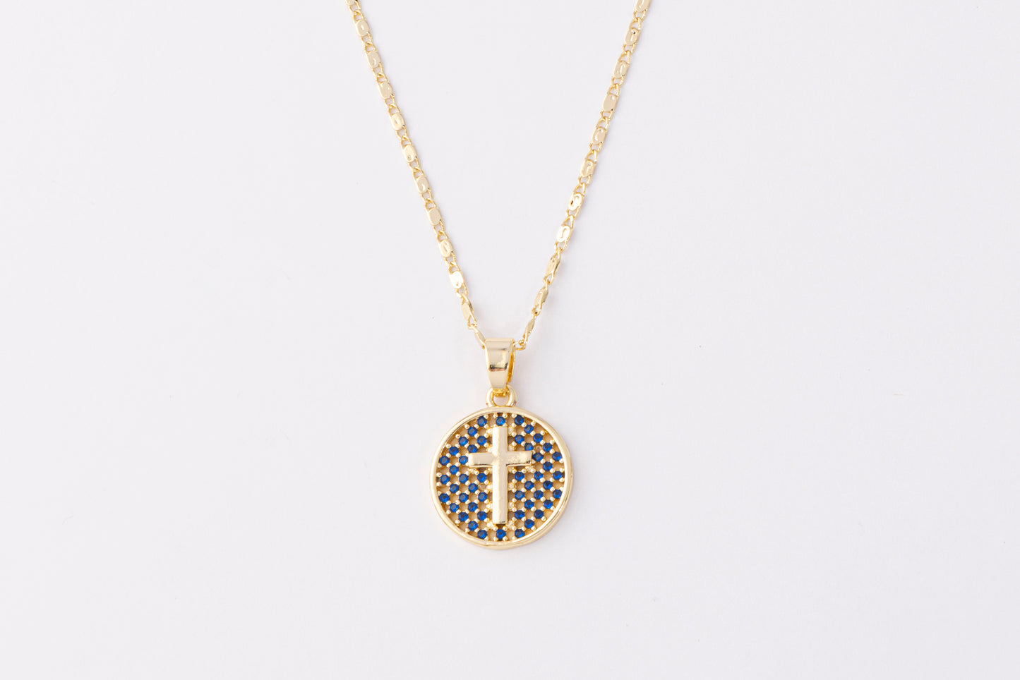 Collar Cruz Blue Shine