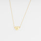 Collar Heart Mini Shine Gold