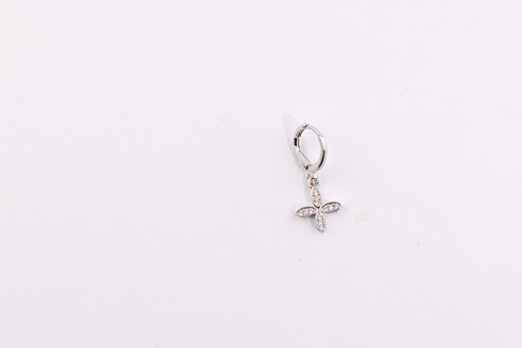 Aretes Silver Petal