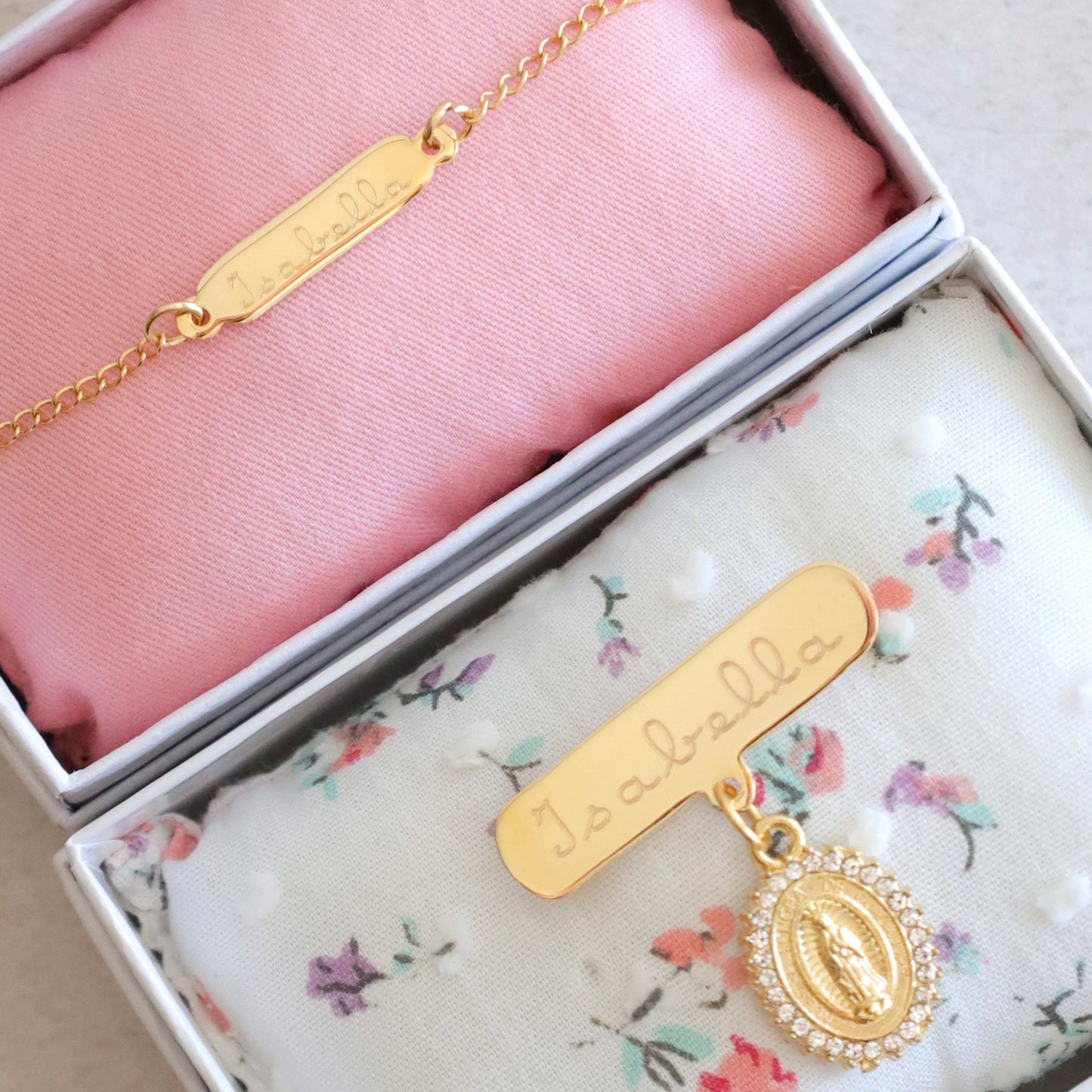 Set broche Guadalupe+ esclava