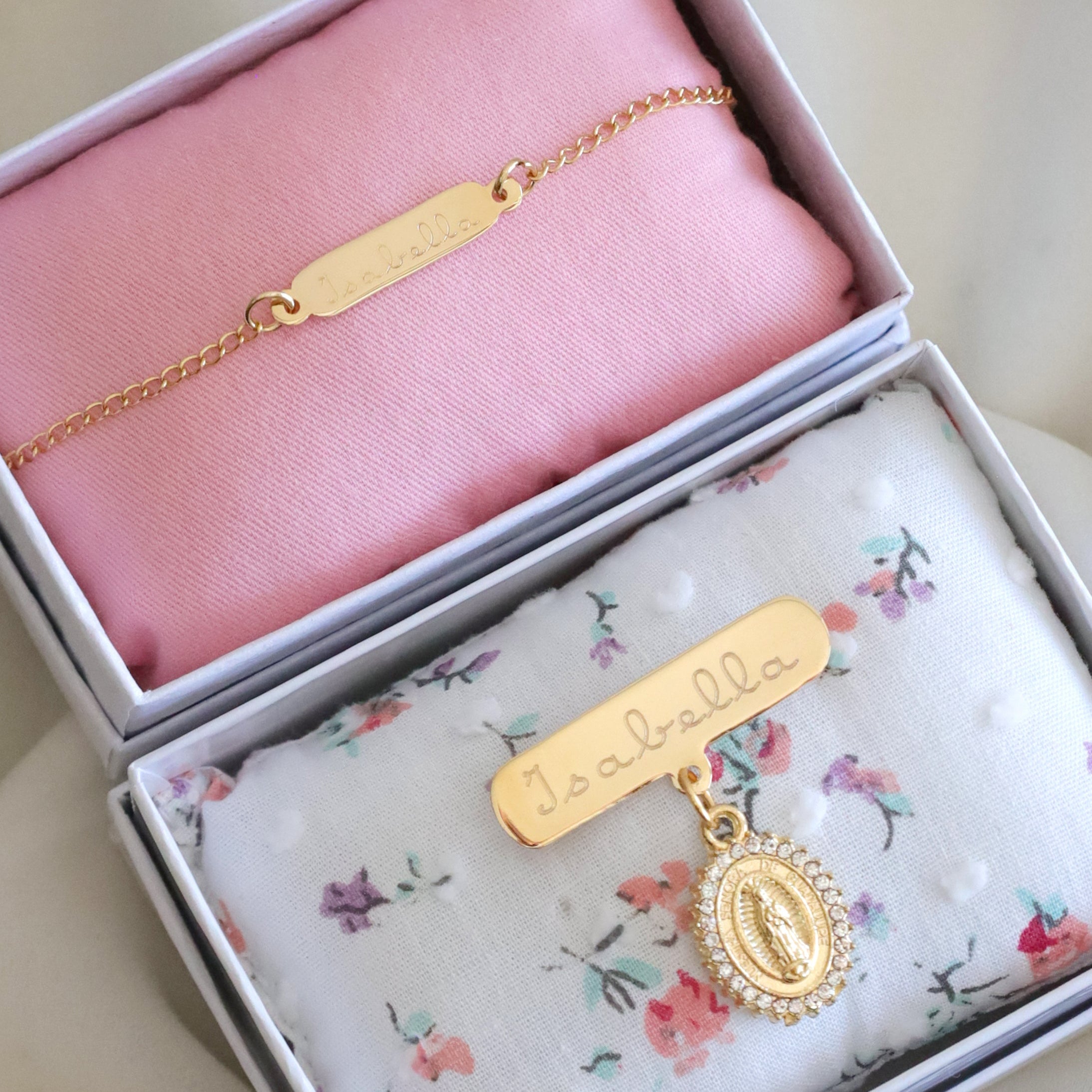 Set broche Guadalupe+ esclava