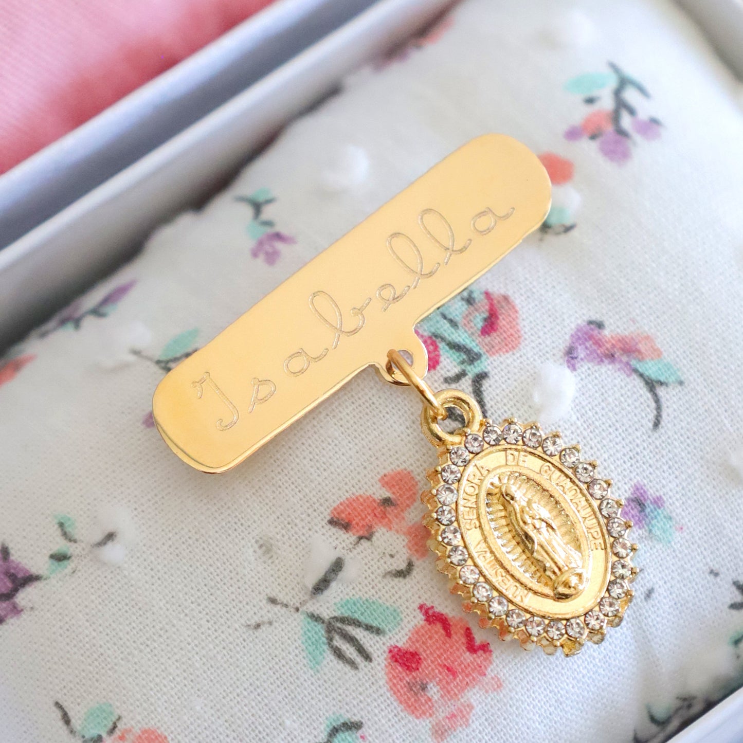 Set broche Guadalupe+ esclava