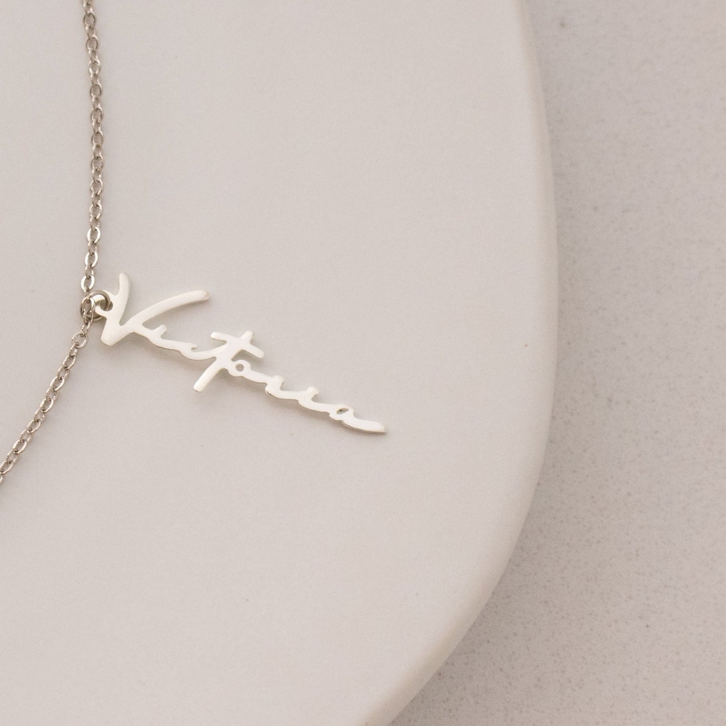 Collar Personalizado Basic • Plateado