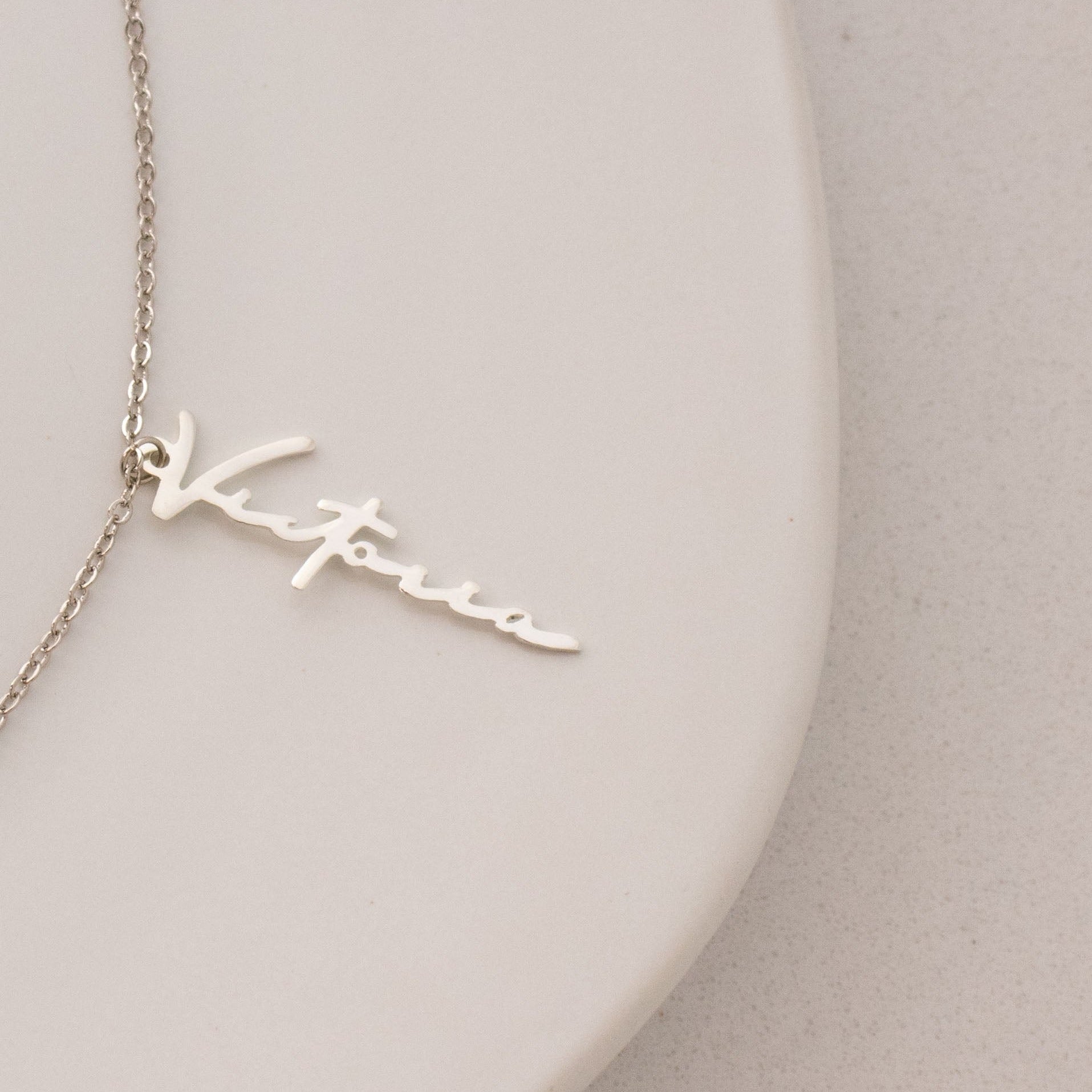 Collar Personalizado Basic • Plateado
