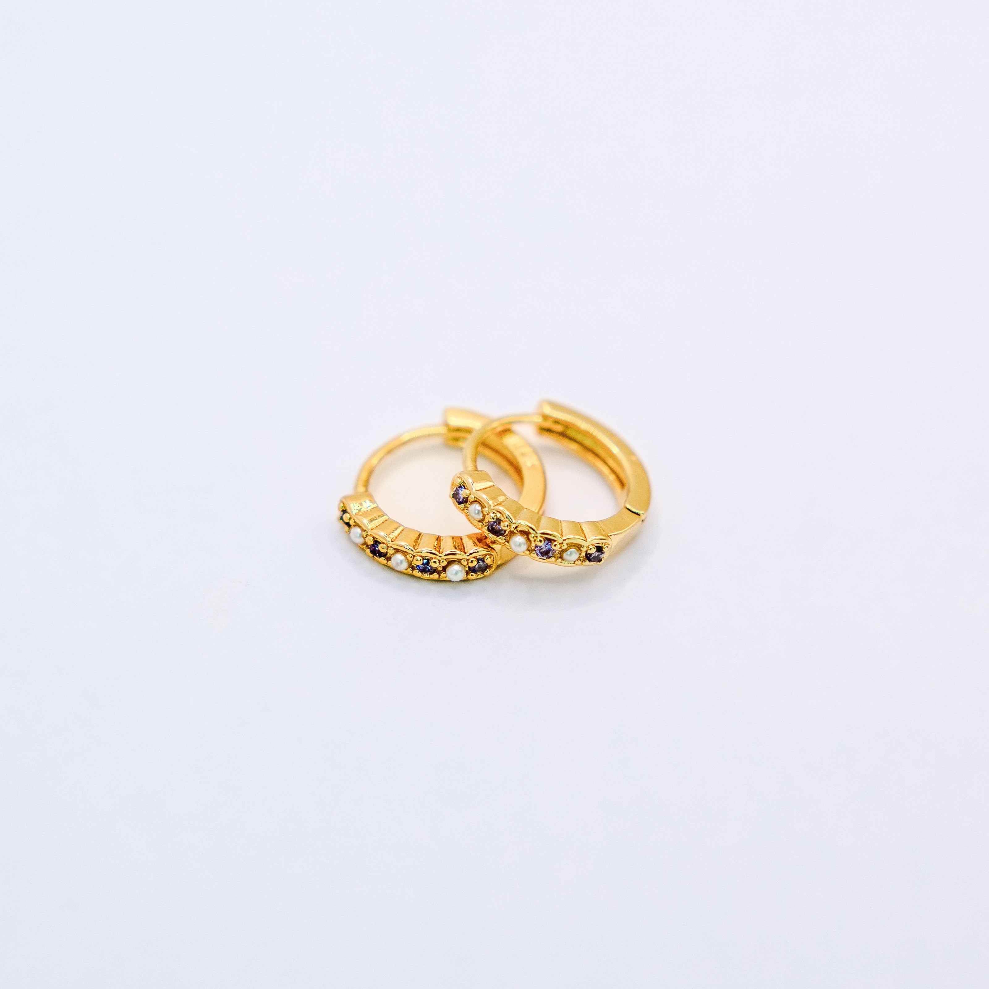 Aretes Aura Dorados Prisma