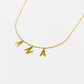 Collar Personalizado Gold Letter